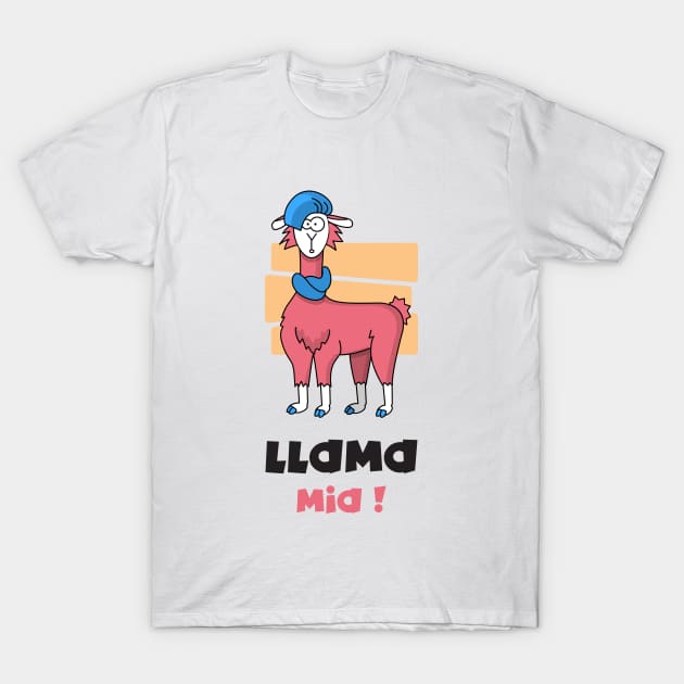 Llama mia T-Shirt by Singing Donkey